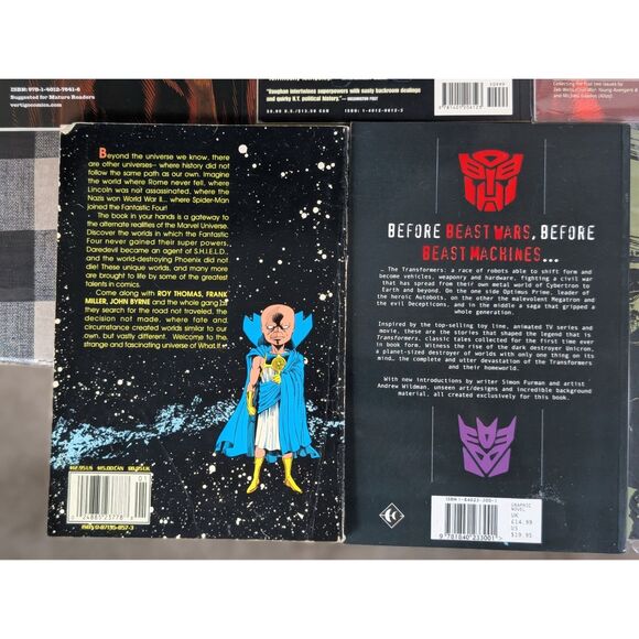 Mixed Lot of 7 Graphic Novels / Comic Books: Transformers, What If - Picture 2 of 8